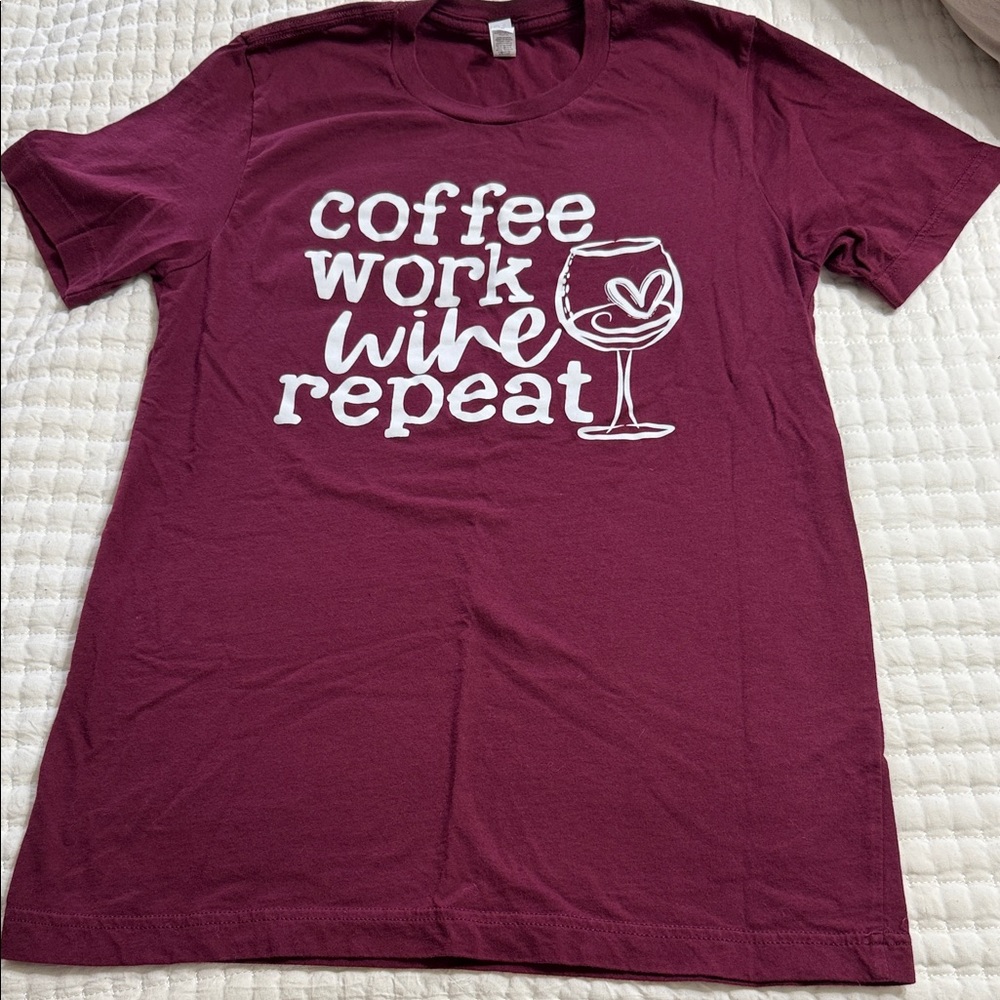Coffee, Work, Wine, Repeat Graphic Tee
